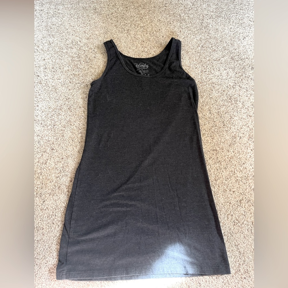 Dark gray tank top